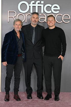 Office Romance UK Premiere in London LONDON, ENGLAND - JUNE 03: Andrew Swett, Ol Parker and Aaron Ryder attending the Office Romance UK Premiere at BFI Southbank on June 03, 2026 in London, England CAP MAR MAR Great Britain Copyright: xMartinxHarris CapitalxPicturesx