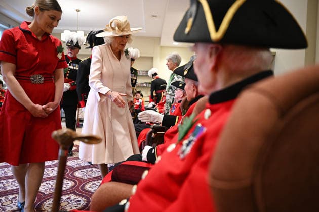 . 04 06 2026. London, United Kingdom. Queen Camilla attends Founder s Day at The Royal Hospital Chelsea in London, where she met the resident Chelsea Pensioners.  xPoolx xi-Imagesx IIM-26807-0002