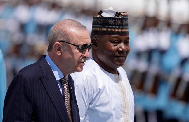 Turkish President Erdogan welcomes Nigerian President Tchiani in Ankara ANKARA, TURKIYE - JUNE 04: Turkish President Recep Tayyip Erdogan welcomes Nigerian President Abdourahamane Tchiani with an official ceremony at the Presidential Complex in Ankara, Turkiye on June 04, 2026. Ercin Erturk Anadolu Ankara Turkey. Editorial use only. Please get in touch for any other usage.  Copyright: x2026xAnadoluxErcinxErturkx