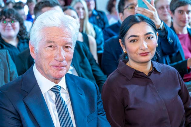 Richard Gere + Reem Alabali-Radovan EUR, Deutschland, Berlin, 04.06.2026: Keynote von Reem Alabali-Radovan (SPD), Bundesministerin für Wirtschaftliche Zusammenarbeit und Entwicklung besucht eine Initiative zur Migrations Debatte der Hertie School und der Gere Foundation . Ziel ist es, die Art und Weise zu bekämpfen, wie Migration wahrgenommen wird in der politischen Debatte und dessen Auswirkung auf Recht und Governance in Europa und Afrika. *** Richard Gere Reem Alabali Radovan EUR, Germany, Berlin, 04 06 2026 Keynote by Reem Alabali Radovan SPD , Federal Minister for Economic Cooperation and Development visits an initiative on the migration debate of the Hertie School and the Gere Foundation The aim is to tackle the way migration is