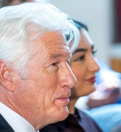Richard Gere + Reem Alabali-Radovan EUR, Deutschland, Berlin, 04.06.2026: Keynote von Reem Alabali-Radovan (SPD), Bundesministerin für Wirtschaftliche Zusammenarbeit und Entwicklung besucht eine Initiative zur Migrations Debatte der Hertie School und der Gere Foundation . Ziel ist es, die Art und Weise zu bekämpfen, wie Migration wahrgenommen wird in der politischen Debatte und dessen Auswirkung auf Recht und Governance in Europa und Afrika. *** Richard Gere Reem Alabali Radovan EUR, Germany, Berlin, 04 06 2026 Keynote by Reem Alabali Radovan SPD , Federal Minister for Economic Cooperation and Development visits an initiative on the migration debate of the Hertie School and the Gere Foundation The aim is to tackle the way migration is