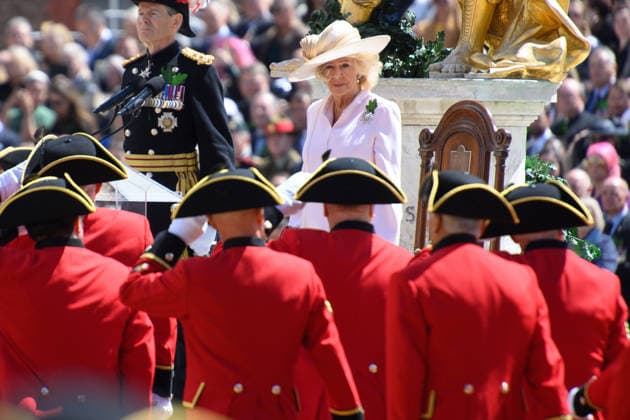 Queen Camilla attends Founder s Day at Royal Hospital Chelsea, London - 4 June 2026 Queen Camilla attends Founder s Day and meets with Chelsea Pensioners at Royal Hospital Chelsea, London, England, UK on Thursday 4 June, 2026., Credit:Justin Ng Avalon UK, England, London, Royal Hospital Chelsea  Copyright: xJustinxNgx xAvalonx 1107704650