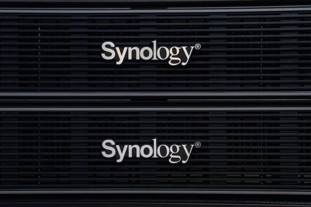 TAIWAN-COMPUTEX Synology logos on a rack at Computex 2026 in Taipei, Taiwan, June 4, 2026. NEXPHER Vernon Yuen TAIPEI