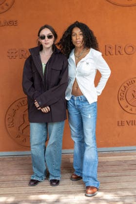 RG26 - French Open - People Village Day 12 NB Garance Marillier, Calixte Bernard attends the Village day 12 during the 2026 French Open at Roland Garros on June 04, 2026 in Paris, France. Photo by Nasser Berzane ABACAPRESS.COM  Copyright: xBerzanexNasser ABACAx