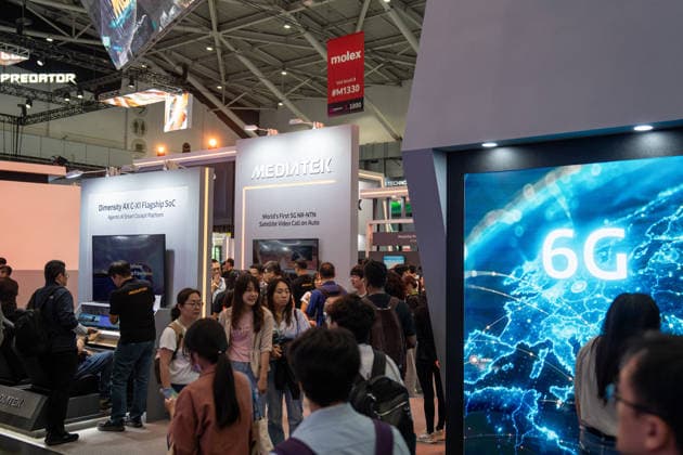 TAIWAN-COMPUTEX A general view showing the MediaTek booth at Computex 2026 in Taipei, Taiwan, June 4, 2026. NEXPHER Vernon Yuen TAIPEI