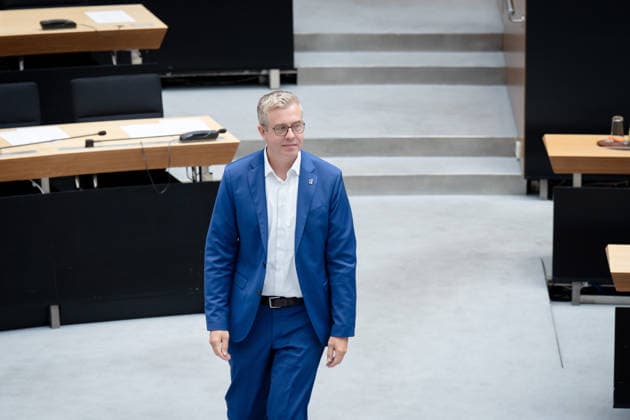 Berlin, AGH, Abgeordnetenhaus Berlin, AGH, Abgeordnetenhaus, Landesparlament, Finanzsenator, Stefan Evers Berlin Berlin GER *** Berlin, AGH, Berlin House of Representatives, AGH, House of Representatives, State Parliament, Finance Senator, Stefan Evers Berlin Berlin GER