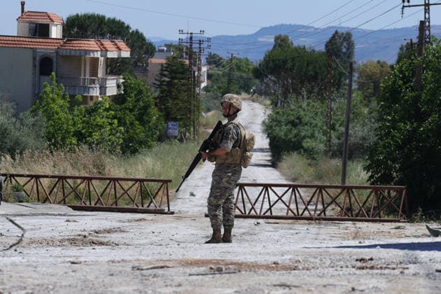 Lebanese Army announced that it has deployed to the town of Dibbin NABATIEH, LEBANON - JUNE 04: Israeli Army engineering vehicles clears the road by removing piles of dirt and rubble as the Lebanese Army announced that it had entered, where Israeli forces had recently withdrawn after carrying out attacks in the town of Dibbin, Nabatieh, Lebanon, on June 04, 2026. Ramiz Dallah Anadolu Nabatieh Lebanon. Editorial use only. Please get in touch for any other usage.  Copyright: x2026xAnadoluxRamizxDallahx