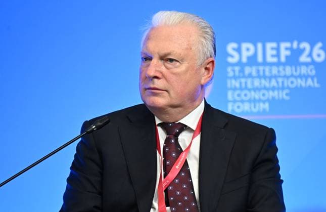 SPIEF-2026. Russia Latin America 9181331 04.06.2026 SPIEF-2026. Russia Latin America. Igor Maksimtsev, Rector, Saint Petersburg State University of Economics; Honorary Consul of the Republic of Chile in Saint Petersburg Maksim Bogodvid Sputnik St. Petersburg Russia  Copyright: xMaksimxBogodvidx