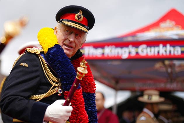 Royal visit to the King s Gurkha Artillery King Charles III during a visit to the King s Gurkha Artillery in Larkhill, Wiltshire. The regiment was formally established in April 2025, and the Formation Parade will mark the first ceremonial opportunity to celebrate the creation of the Army s first dedicated Gurkha Artillery unit. Picture date: Thursday June 4, 2026., Credit:Aaron Chown PA ROTA - B68 Avalon UK, Larkhill  Copyright: xAaronxChownx xPAxROTAx-xB68x xAvalonx 1107735845