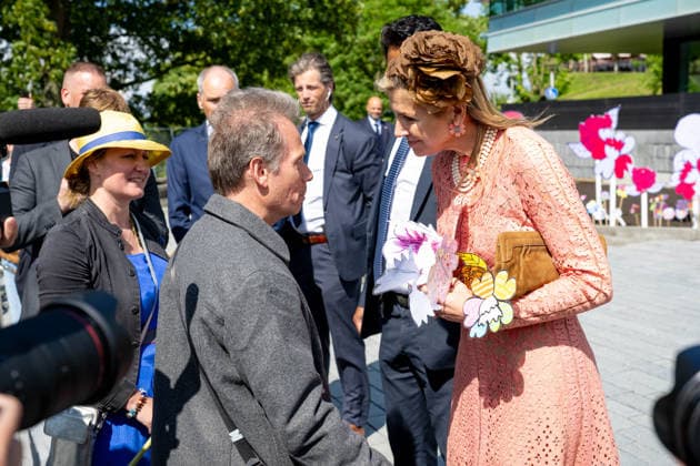 04-06-2026 Nijmegen Queen Maxima attended the opening of the renovated Valkhof Museum, with the new collection presentation, *Mens op de grens* (Man on the Border), showcases stories of people living in and around Nijmegen, from prehistory to the present day in Nijmegen. Â  Copyright: xPPEx