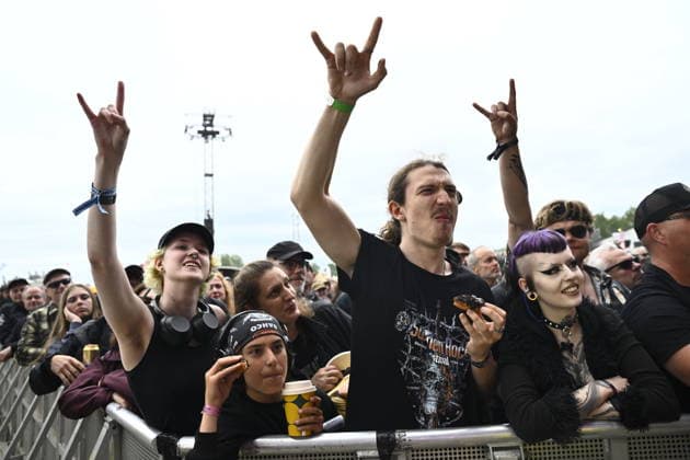 SÖLVESBORG, SWEDEN 20260604 The audience when Wilmer X, Sweden, plays on the Rock stage on Thursday during the Sweden Rock Festival outside Sölvesborg SÖLVESBORG SWEDEN x10080x  Copyright: xFredrikxSandberg TTx SWEDEN ROCK FESTIVAL 2026 urMSeJDCrng