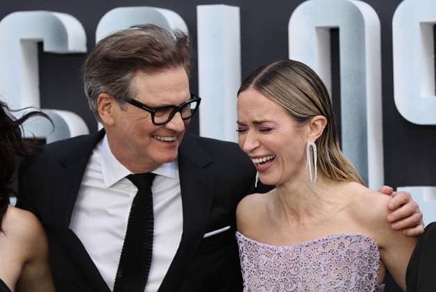 . 04 06 2026. London, United Kingdom. Colin Firth and Emily Blunt at the Disclosure Day premiere in London.  xStephenxLockx xi-Imagesx IIM-26806-0008