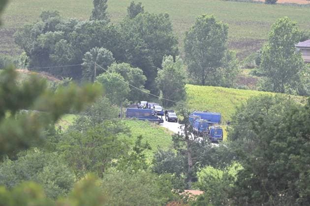 RECORD DATE NOT STATED Disparition Lyhanna, un corps retrouvé Sébastien Lapeyrère MAXPPP puycasquier 4 06 2026 The location where a body was found in the Gers on 4 June 2026 The body is that of a child wearing clothes similar to those of Lyhanna, who went missing in Fleurance Gers last Friday, a annoncé jeudi le procureur dAgen Sothern France The location where a body was found in the Gers on 4 June 2026 The body is that of a child wearing clothes similar to those of Lyhanna, who went missing in Fleurance Gers last Friday, the public prosecutor in Agen announced on Thursday  Copyright: xMAXPPPxSébastienxLapeyrèrex 1000024754 1000024732