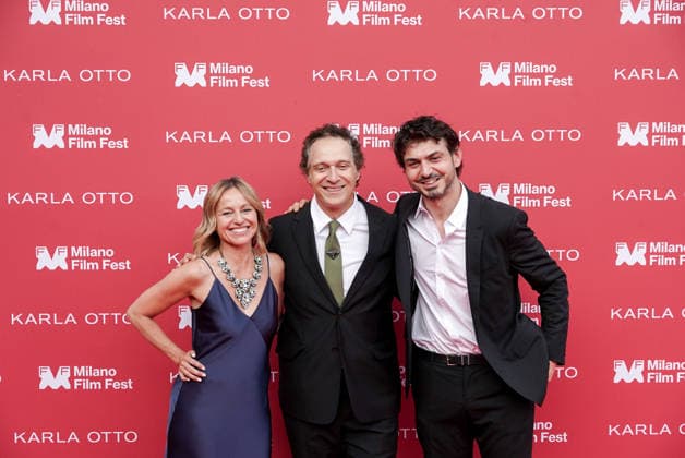 IPA85324912 - MILAN, 4 06 2026 - Piccolo teatro, Tommaso Sacchi and Claudio Santamaria at the opening ceremony of the Milano film fest.  Copyright: xEmanuelexRobertoxDexCarlix xx 85324912