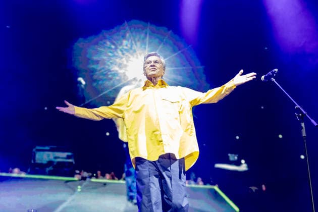 Caetano Veloso concert at the Movistar Arena The Brazilian artist Caetano Veloso, during his concert at the Movistar Arena, on June 4, 2026, in Madrid Spain The Brazilian artist, with his performance, covers a decisive trajectory to understand the contemporary culture of Brazil 04 JUNE 2026 CONCERT CAETANO MUSIC MUSICIAN ARTIST Madrid Madrid Madrid Spain  Copyright: xRicardoxRubiox 7571650