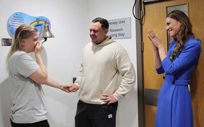 The Princess of Wales visits The Christie NHS Foundation Trust The Princess of Wales visits The Christie NHS Foundation Trust, to highlight the healing power of holistic care, alongside clinical care, for people living with and beyond cancer, in Manchester, UK, on the 4th June 2026. Picture by Andy Stenning WPA-Pool Manchester Christie NHS Foundation Trust Great Manchester United Kingdom  WHA-0823