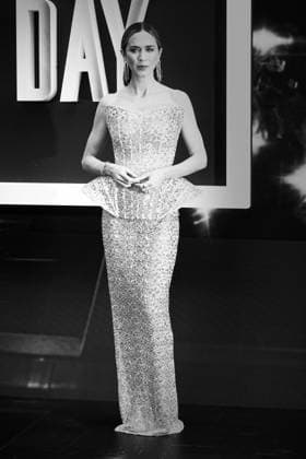 UK Premiere of DISCLOSURE DAY on Thursday 4 June 2026 Emily Blunt attends the UK Premiere of DISCLOSURE DAY on Thursday 4 June 2026 at Cineworld Leicester Square, London. Editors Note: Image converted to monochrome., Credit:Julie Edwards Avalon  Copyright: xJuliexEdwardsx xAvalonx 1107791340