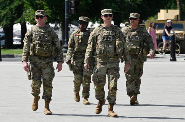 The Pentagon is planning to keep thousands of Guard troops in the nation s capital for the rest of President Trump s second term Members of the National Guard patrol near the Lincoln Memorial on June 4, 2026 in Washington, DC. The Pentagon is planning to keep thousands of Guard troops in the nation s capital for the rest of President Trump s second term. Photo by Olivier Douliery ABACAPRESS.COM Washington DC United States  Copyright: xDoulieryxOlivier ABACAx