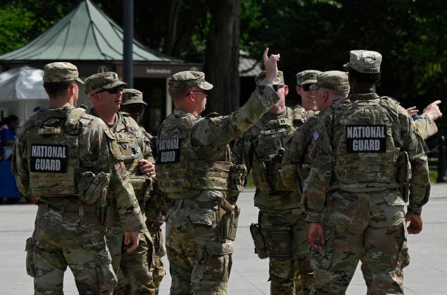 The Pentagon is planning to keep thousands of Guard troops in the nation s capital for the rest of President Trump s second term Members of the National Guard patrol near the Lincoln Memorial on June 4, 2026 in Washington, DC. The Pentagon is planning to keep thousands of Guard troops in the nation s capital for the rest of President Trump s second term. Photo by Olivier Douliery ABACAPRESS.COM Washington DC United States  Copyright: xDoulieryxOlivier ABACAx