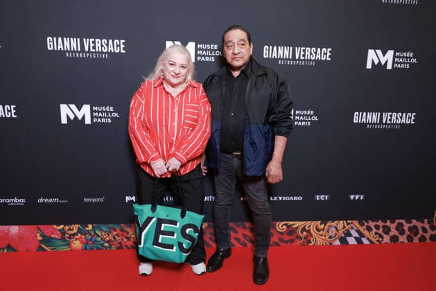 Gianni Versace Retrospective Photocall - Paris Josiane Balasko and George Aguilar attend the Gianni Versace Retrospective Photocall held at the Maillol Meseum on June 4, 2026 in Paris, France. Photo by David BoyerBACAPRESS.COM Paris France  Copyright: xBoyerxDavid ABACAx