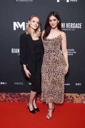Gianni Versace Retrospective Photocall - Paris Alena Brossaud and Nina Esteghlall attend the Gianni Versace Retrospective Photocall held at the Maillol Meseum on June 4, 2026 in Paris, France. Photo by David BoyerBACAPRESS.COM Paris France  Copyright: xBoyerxDavid ABACAx