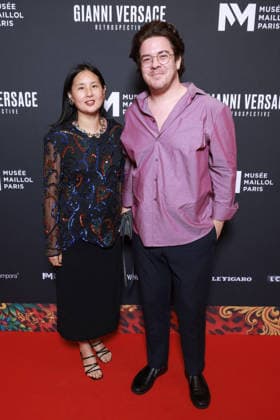 Gianni Versace Retrospective Photocall - Paris Celine Shen and Olivier Gres attend the Gianni Versace Retrospective Photocall held at the Maillol Meseum on June 4, 2026 in Paris, France. Photo by David BoyerBACAPRESS.COM Paris France  Copyright: xBoyerxDavid ABACAx