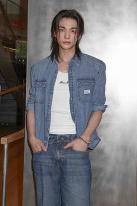 Photocall with Hyunjin of Stray Kids at Guess Jeans Hyunjin, Stray Kids 06 04 2026 Photocall with Hyunjin of Stray Kids at Guess Jeans held at the Guess Jeans in West Hollywood, CA Photo by Izumi Hasegawa Hollywood News Wire Inc. West Hollywood CA USA EDITORIAL USE ONLY Copyright: xx IzumixHasegawax xHollywoodxNewsxWirexInc.x hnphotos096924