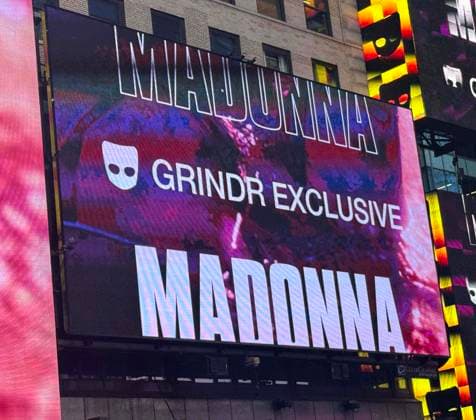 June 4, 2026, New York, New York, USA: Singer icon MADONNA performs a surprise pop up concert partnered with the app Grindr in Time Square to promote her new album Confessions ll also called Confessions on the Dance Floor - Part ll. New York USA - ZUMAk03_ 20260604_zaf_k03_061 Copyright: xNancyxKaszermanx