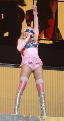 June 4, 2026, New York, New York, USA: Singer icon MADONNA performs a surprise pop up concert partnered with the app Grindr in Time Square to promote her new album Confessions ll also called Confessions on the Dance Floor - Part ll. New York USA - ZUMAk03_ 20260604_zaf_k03_067 Copyright: xNancyxKaszermanx