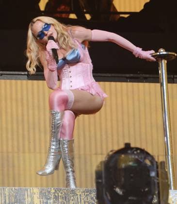 June 4, 2026, New York, New York, USA: Singer icon MADONNA performs a surprise pop up concert partnered with the app Grindr in Time Square to promote her new album Confessions ll also called Confessions on the Dance Floor - Part ll. New York USA - ZUMAk03_ 20260604_zaf_k03_073 Copyright: xNancyxKaszermanx