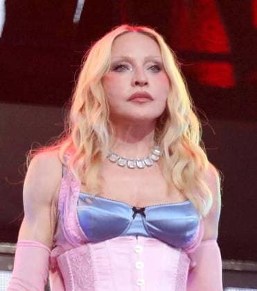 June 4, 2026, New York, New York, USA: Singer icon MADONNA performs a surprise pop up concert partnered with the app Grindr in Time Square to promote her new album Confessions ll also called Confessions on the Dance Floor - Part ll. New York USA - ZUMAk03_ 20260604_zaf_k03_086 Copyright: xNancyxKaszermanx