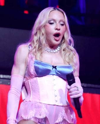 June 4, 2026, New York, New York, USA: Singer icon MADONNA performs a surprise pop up concert partnered with the app Grindr in Time Square to promote her new album Confessions ll also called Confessions on the Dance Floor - Part ll. New York USA - ZUMAk03_ 20260604_zaf_k03_089 Copyright: xNancyxKaszermanx