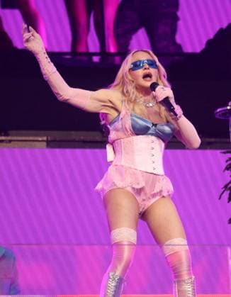 June 4, 2026, New York, New York, USA: Singer icon MADONNA performs a surprise pop up concert partnered with the app Grindr in Time Square to promote her new album Confessions ll also called Confessions on the Dance Floor - Part ll. New York USA - ZUMAk03_ 20260604_zaf_k03_105 Copyright: xNancyxKaszermanx