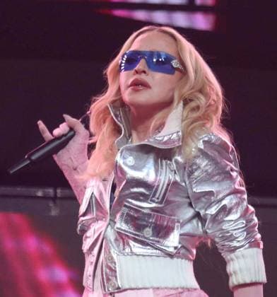June 4, 2026, New York, New York, USA: Singer icon MADONNA performs a surprise pop up concert partnered with the app Grindr in Time Square to promote her new album Confessions ll also called Confessions on the Dance Floor - Part ll. New York USA - ZUMAk03_ 20260604_zaf_k03_112 Copyright: xNancyxKaszermanx