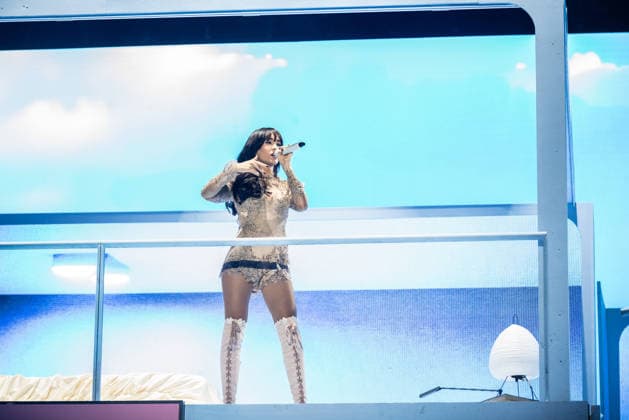 Music Concert - Aitana - Cuarto Azul World Tour Aitana Ocana Sevilla Plaza de Espana Spain Copyright: xMirkoxFava TSCKx xLiveMediax LPM_2492026