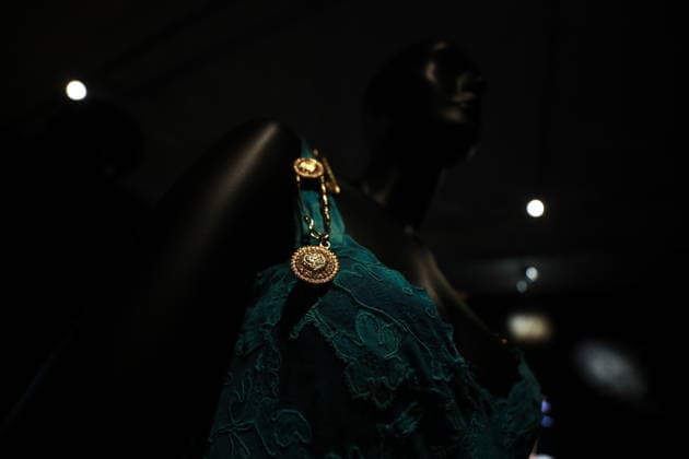 Gianni Versace Retrospective exhibition at the Musee Maillol in Paris PARIS, FRANCE - JUNE 4: Gianni Versace Retrospective exhibition at the Musee Maillol in Paris, France on June 4, 2026. The exhibition, running from June 5 to September 6, 2026, features more than 400 original designs and iconic objects linked to fashion designer Gianni Versace. Mohamad Salaheldin Abdelghani Alsayed Anadolu Paris France. Editorial use only. Please get in touch for any other usage.  Copyright: x2026xAnadoluxMohamadxSalaheldinxAbdelghanixAlsayedx
