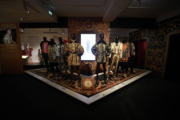 Gianni Versace Retrospective exhibition at the Musee Maillol in Paris PARIS, FRANCE - JUNE 4: Gianni Versace Retrospective exhibition at the Musee Maillol in Paris, France on June 4, 2026. The exhibition, running from June 5 to September 6, 2026, features more than 400 original designs and iconic objects linked to fashion designer Gianni Versace. Mohamad Salaheldin Abdelghani Alsayed Anadolu Paris France. Editorial use only. Please get in touch for any other usage.  Copyright: x2026xAnadoluxMohamadxSalaheldinxAbdelghanixAlsayedx