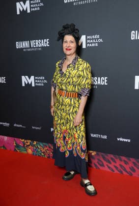 Marylin Fitoussi Personalities at the first major French retrospective devoted to Gianni Versace at the Musée Maillol in Paris on June 4, 2026 Gianni Versace Retrospective brings together nearly 450 exceptional pieces original creations and silhouettes, accessories, sketches, decorative objects, photographs, In a resolutely pop scenography designed by Nathalie Crinière, the exhibition retraces an entire career dedicated to creation, and reveals the multiple inspirations that shaped Versaces universe  Copyright: xAnne-SophiexGuebeyx xBestimagexAnne-SophiexGuebeyx xBestimagex