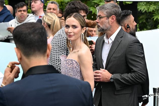 Disclosure Day UK Premiere LONDON, ENGLAND - JUNE 04: Emily Blunt attending Disclosure Day UK Premiere, Cineworld, Leicester Square on June 04, 2026 in London, England. CAP MAR MAR Great Britain Copyright: xMartinxHarris CapitalxPicturesx