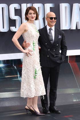 Felicity Blunt mit Ehemann Stanley Tucci bei der Premiere des Kinofilms Disclosure Day im Cineworld Leicester Square. London, 04.06.2026 *** Felicity Blunt with husband Stanley Tucci at the premiere of the movie Disclosure Day at Cineworld Leicester Square London, 04 06 2026 Foto:xD.xJonesx xFuturexImagex disclosure_london_6711