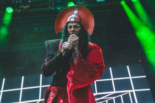 Empire of the live at Northside 2026 Aarhus, Denmark. 04th, June 2026. The Australian electronic music duo Empire of the Sun performs a live concert during the Danish music festival Northside 2026 in Aarhus. Here singer and musician Luke Steele is seen live on stage. Denmark, Aarhus  Copyright: xGonzalesxPhoto RolfxMeldgaardx