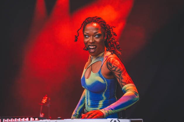 Sudan Archives live at Northside 2026 Aarhus, Denmark. 04th, June 2026. The American singer and violinist Sudan Archives performs a live concert during the Danish music festival Northside 2026 in Aarhus. Denmark, Aarhus  Copyright: xGonzalesxPhoto RolfxMeldgaardx