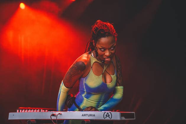 Sudan Archives live at Northside 2026 Aarhus, Denmark. 04th, June 2026. The American singer and violinist Sudan Archives performs a live concert during the Danish music festival Northside 2026 in Aarhus. Denmark, Aarhus  Copyright: xGonzalesxPhoto RolfxMeldgaardx
