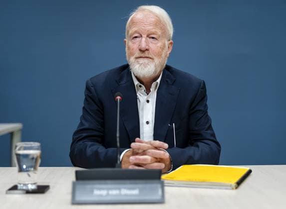 THE HAGUE - Jaap van Dissel, former director of the RIVM, during day four of the public hearings of the parliamentary inquiry committee into the coronavirus policy. REMKO DE WAAL ANP netherlands out - belgium out  Copyright: xx x560146041x originalFilename: 560146041.jpg