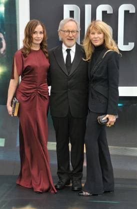 Disclosure Day UK film premiere Kristie Macosko Krieger, Steven Spielberg and Kate Capshaw at the Disclosure Day UK film premiere, Cineworld Leicester Square, Leicester Square, on Thursday 04 June 2026 in London, England, UK. CAP CAN CAN London UK Great Britain Copyright: xCanxNguyen CapitalxPicturesx