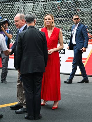 IPA85345685 - Monte Carlo, Louis Vuitton Monaco Grand Prix 2026 - Prince Albert of Monaco and Princess Charlene in the paddock  Copyright: xManuelexMangiarottix xManuelexMangiarottix 85345685
