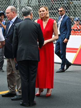 IPA85345688 - Monte Carlo, Louis Vuitton Monaco Grand Prix 2026 - Prince Albert of Monaco and Princess Charlene in the paddock  Copyright: xManuelexMangiarottix xManuelexMangiarottix 85345688