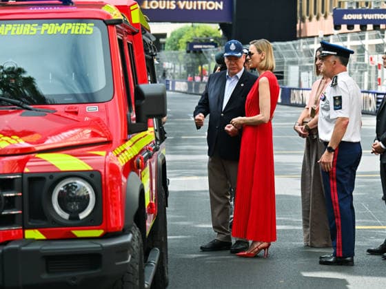IPA85345694 - Monte Carlo, Louis Vuitton Monaco Grand Prix 2026 - Prince Albert of Monaco and Princess Charlene in the paddock  Copyright: xManuelexMangiarottix xManuelexMangiarottix 85345694