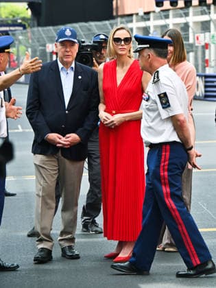 IPA85345708 - Monte Carlo, Louis Vuitton Monaco Grand Prix 2026 - Prince Albert of Monaco and Princess Charlene in the paddock  Copyright: xManuelexMangiarottix xManuelexMangiarottix 85345708