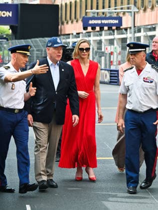 IPA85345715 - Monte Carlo, Louis Vuitton Monaco Grand Prix 2026 - Prince Albert of Monaco and Princess Charlene in the paddock  Copyright: xManuelexMangiarottix xManuelexMangiarottix 85345715